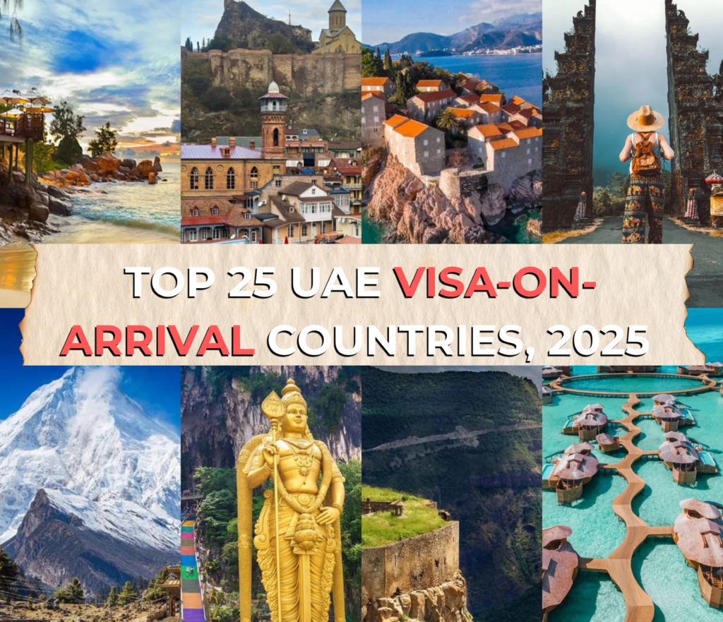 Visa-On-Arrival countries for UAE Residents