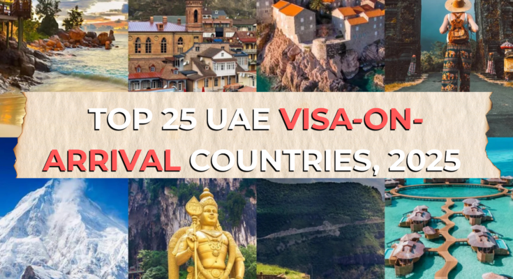 Visa-On-Arrival countries for UAE Residents